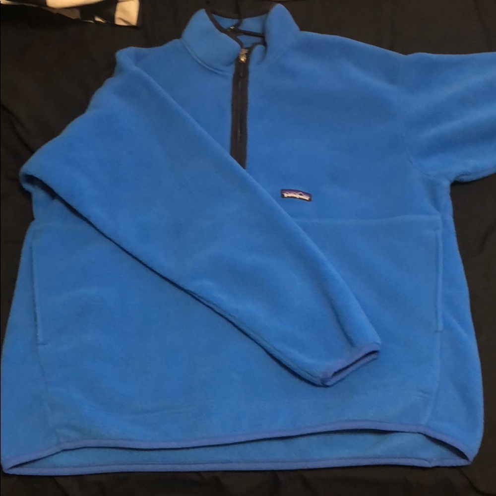 Patagonia men’s 1/4 zip synchilla Blue